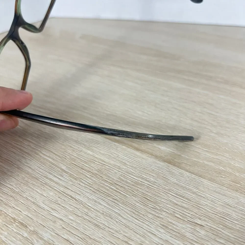 Ray-Ban RB5206 2445 Eyeglasses 52-18-140 Brown Green Full Rim PARTS ONLY